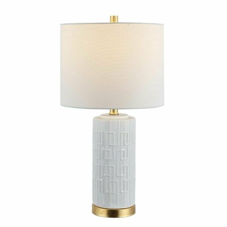 SAFAVIEH Pehonix Ceramic Table Lamp, White TBL4249A